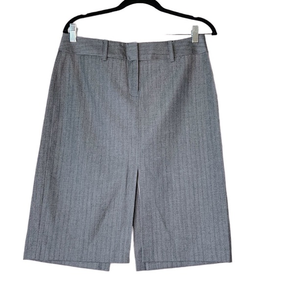 Express Stretch Gray Wool Blend Career Business Skirt Size 10 - Picture 1 of 5